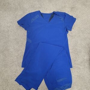 Blue Scrub Set